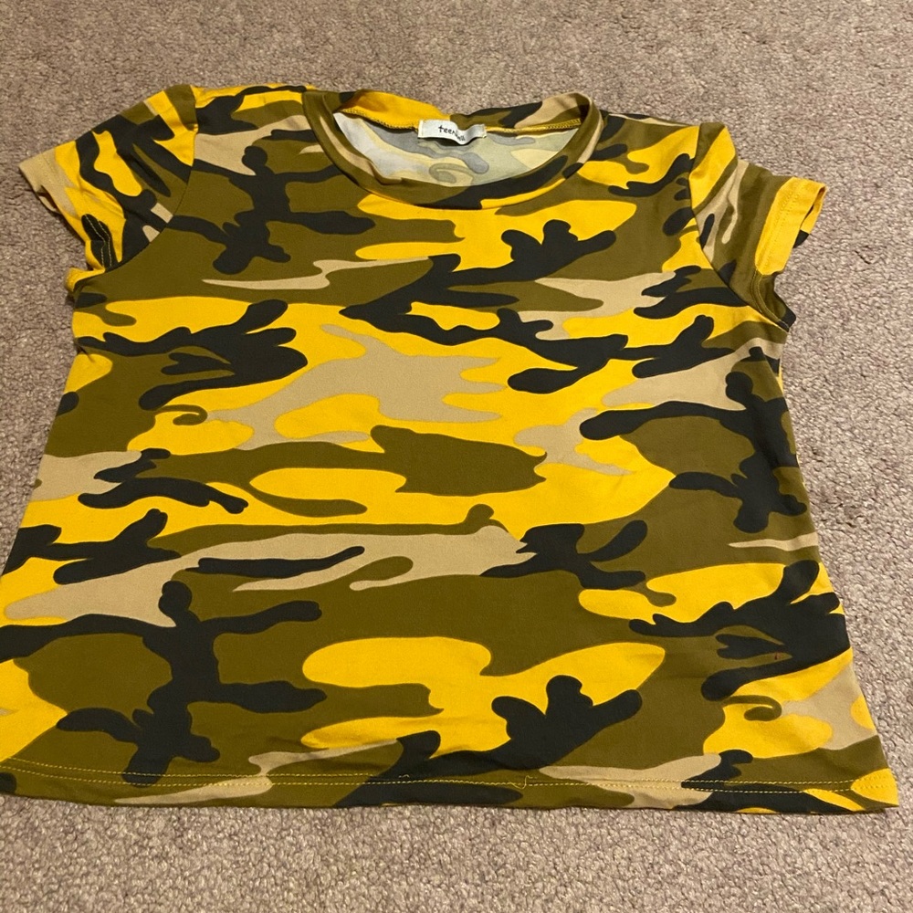 Camouflage Crop Top